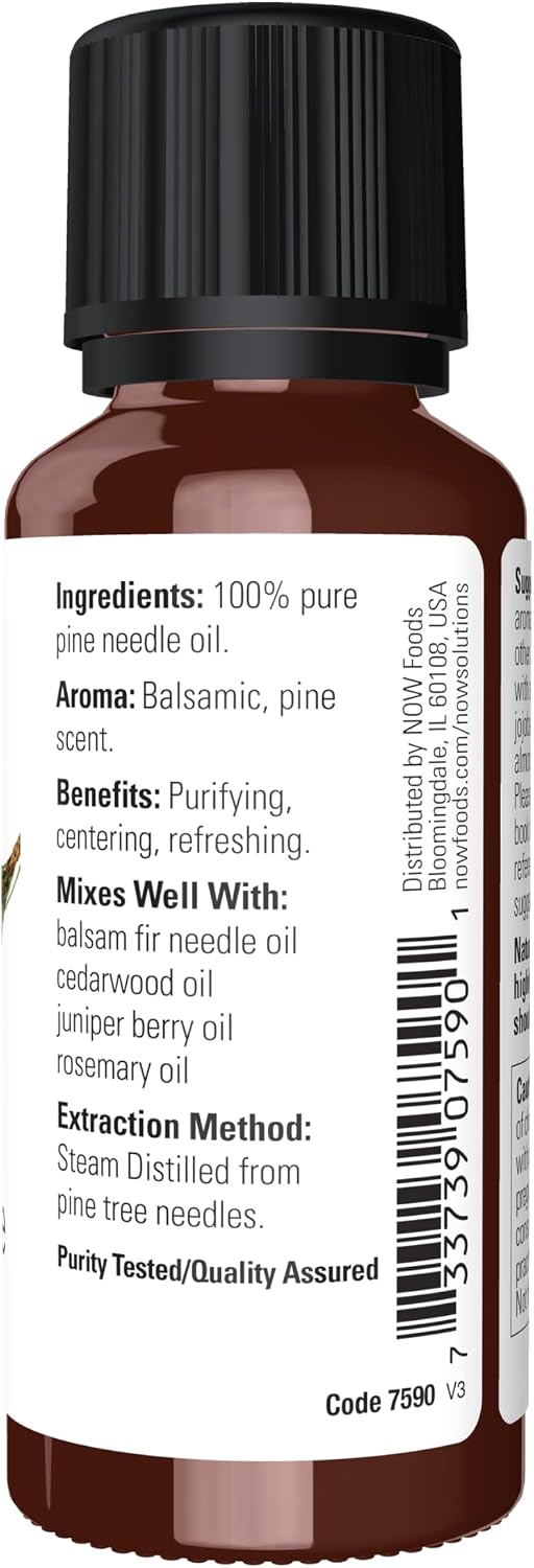 NOW Essential Oils, Lavender Oil, Soothing Aromatherapy Scent, Steam Distilled, 100% Pure, Vegan, Child Resistant Cap, 4-Ounce