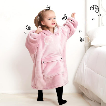 KFUBUO Wearable Blanket Hoodie for Adults Sherpa All Patterns Cat Oversized Sweatshirt Blanket with Pockets for Women