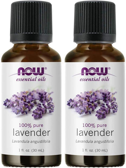 NOW Foods Lavender Oil, 1 Fluid Ounce (2 Pack)