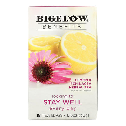 Bigelow Tea Benefits Sleep Chamomile & Lavender Herbal Tea, 18 ct