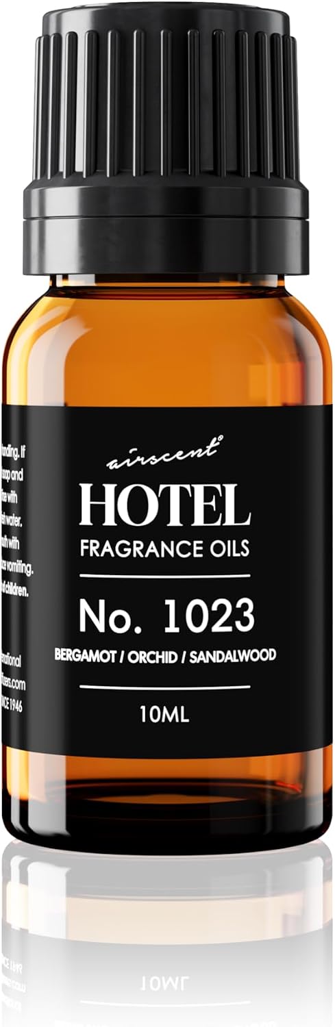 AirScent Hotel Diffuser Oil No. 1023 - Baccarat Hotel Inspired - 120 mL | Bergamot Orchid Sandalwood - Premium Fragrance Oil for Ultrasonic and Waterless Diffusers and Crafting - 4 fl oz Bottle