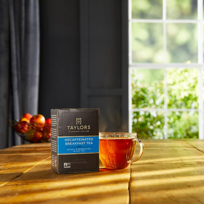 Taylors of Harrogate Decaffeinated Breakfast Tea, 50ct (Pack of 1)