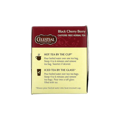 Celestial Seasonings Black Cherry Berry Tea Bags, 20 Count (Pack of 2)