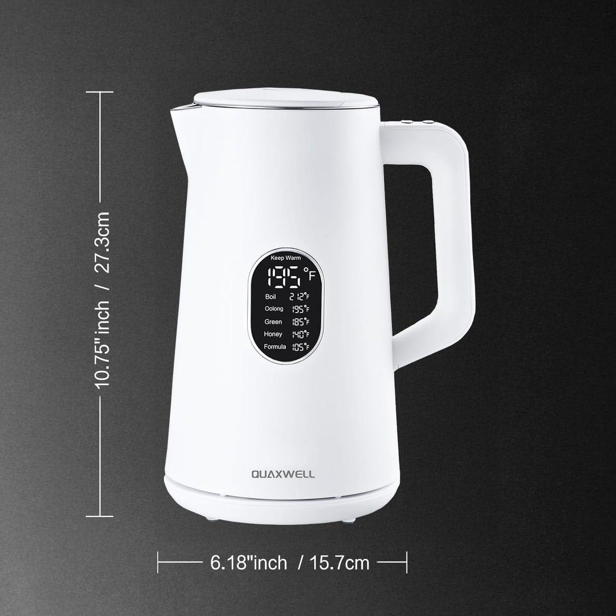 1.5L Electric Kettle Temperature Control, Green