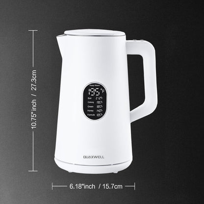 1.5L Electric Kettle Temperature Control, Green