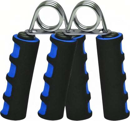 Grip Strengthener Set - 2 Soft Foam Hand Exercisers for Arthritis Relief, Carpal Tunnel & Strength Training | Portable Hand Grip for Men/Women, Home/Office/Travel | Rehab, Tendonitis, Stress Relief