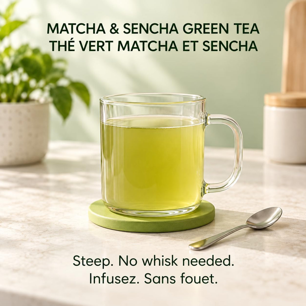 Tozzy Organic Matcha Green Tea, 100 Pyramid Tea Bags