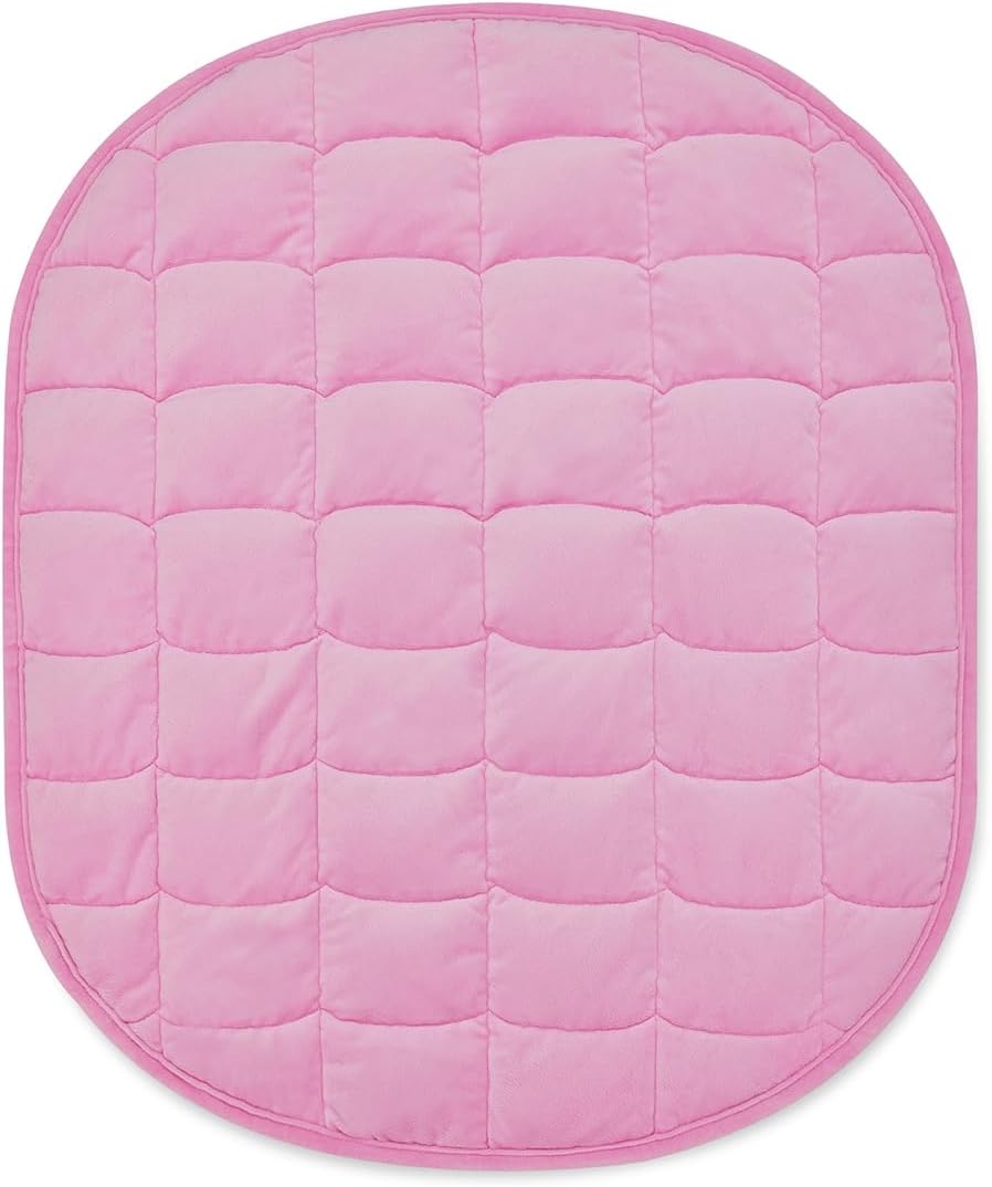 TONGDADA Weighted Lap Blanket 7lbs for Adult,Perfect for Relaxation, Lounging, Napping, Sleeping & Travel,Luxury Minky Weighted Body Blanket,Weighted Throw Blanket-Dark Grey Minky Dot, 29" x 24"