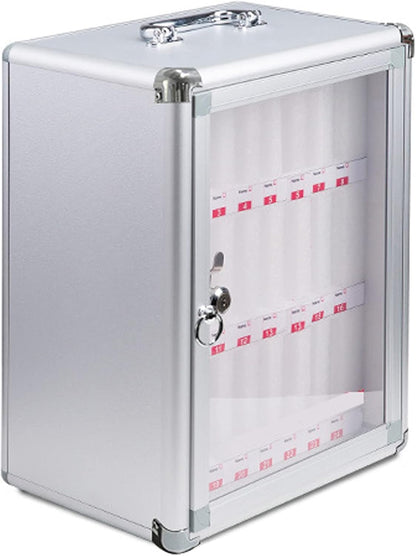 Cell Phone Charging Stations Phone Storage Cabinet Cell Phone Safe Deposit Box 24,36, 48, 60 Position Cell Phone Storage Box Cell Phone Locker Kitchen Furniture(12slots)