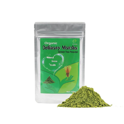 EFOOFAN Organic Ceremonial Matcha Powder, 1st Harvest Shade-Grown, 45g Tin