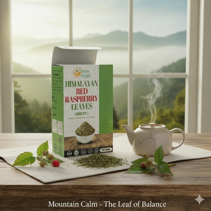 Herbs Botanica Himalayan Raspberry Leaf Premium Dried Red Raspberry Leaves for Herbal Tea, Infusions & DIY Blends Cut & Sifted Rasberry Leaf Tea 4 oz Resealable Pack