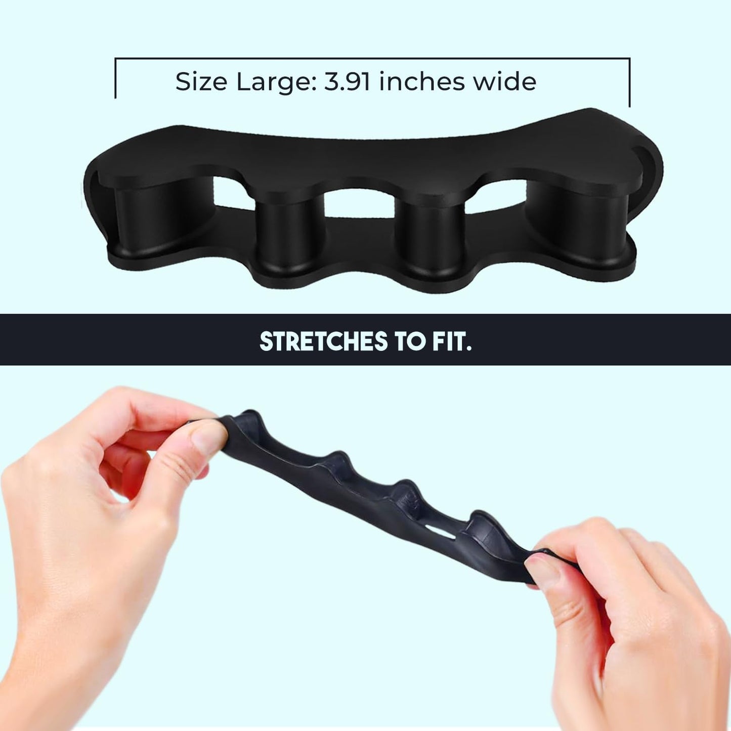 VYCE PrimalStep Toe Separators, Spreaders, Spacers, Straightener to Correct Toes for Men and Women, Bunion Corrector, Plantar Fasciitis and Athletic Mobility, S/M