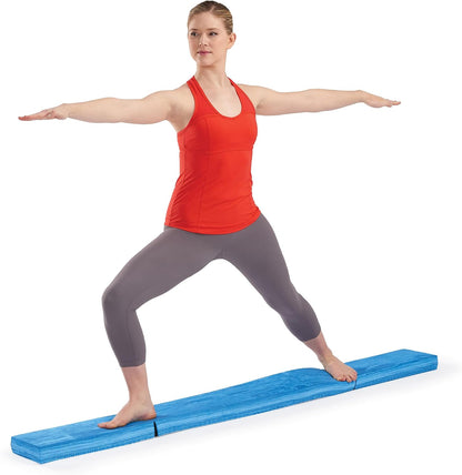 OPTP Balance Beam for Balance Training and Rehabilitation — Foam Balance Pad and Foldable Balance Beam for Physical Therapy, and Performing Stabilization and Coordination Exercises