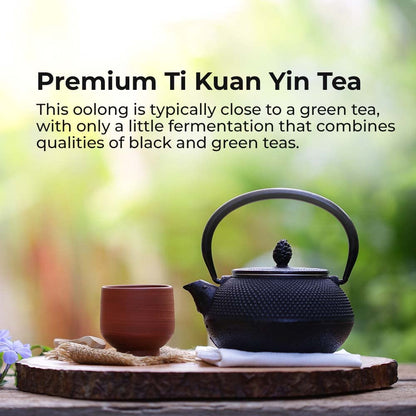Prince of Peace Premium Ti Kuan Yin Tea, 100 Tea Bags – Ti Kuan Yin – Prince of Peace Tea – Ti Kuan Yin Tea Bags – Oolong Tea Prince of Peace – Premium Tea Bags