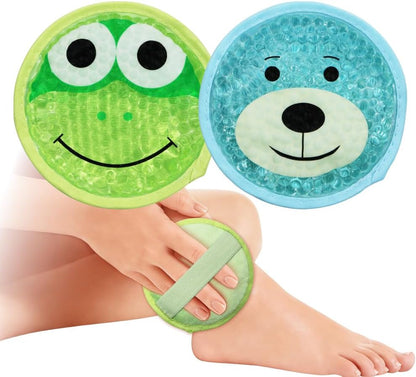 Gel Ice Pack for Injuries 2 Packs Cute Reusable Hot Cold Gel Packs