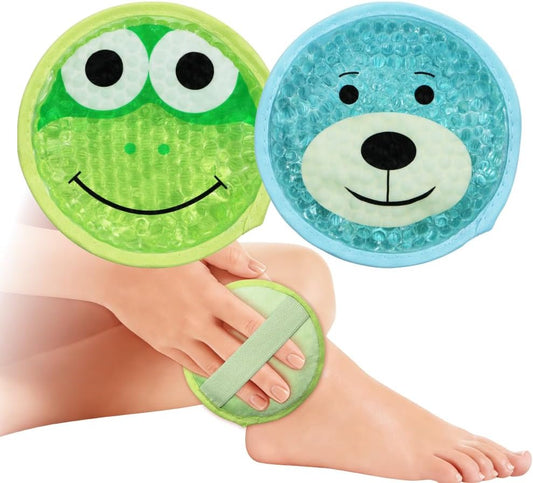 Gel Ice Pack for Injuries 2 Packs Cute Reusable Hot Cold Gel Packs