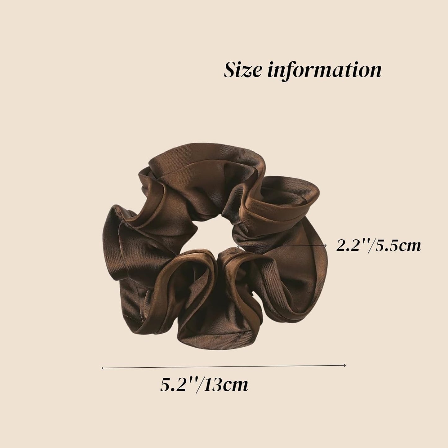 4 Pieces Jumbo Satin Silk Scrunchies for Women 7.2 Inches Large Oversize Scrunchies For Thick Hair Elastic Hair Ties (Pink Mix)