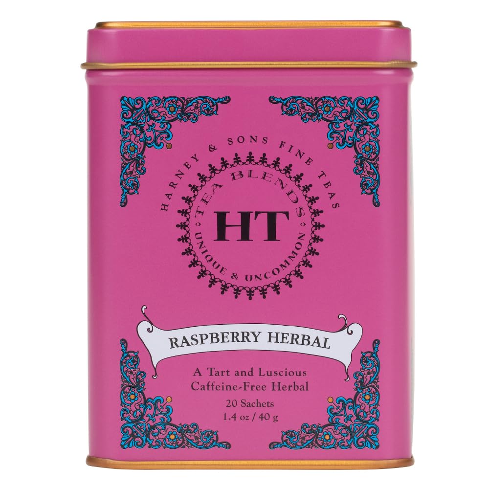 Harney & Sons HT Cherry Blossom Green Tea, 20 Sachets in Tin