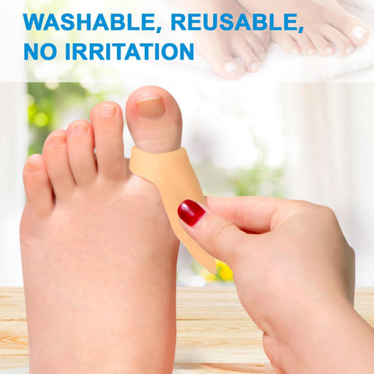Promifun Gel Bunion Protector Shield, 10 Pack of Bunion Pads and Cushions, Bunion Guard for Big Toe, Relieve Foot Pain from Friction, Rubbing and Pressure - Clear