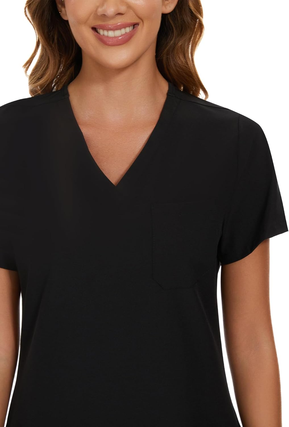 COZYFIT Scrubs for Women Set - Stretch V-Neck Scrub Top & Jogger Pant with 8 Pockets COZY SCRUBS - Colors A