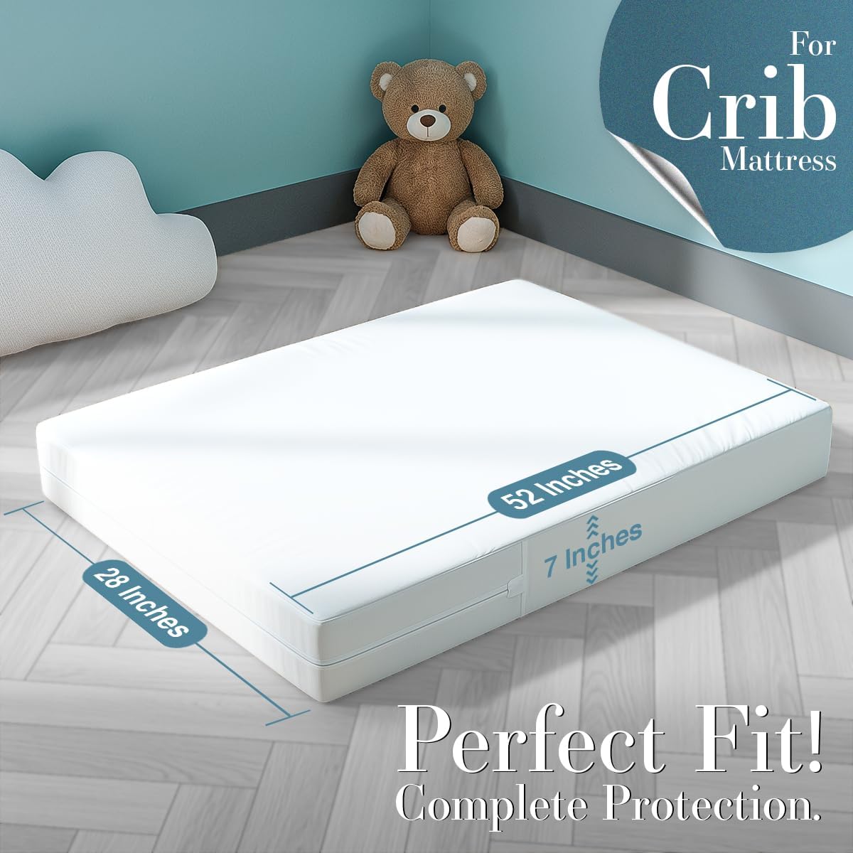 Utopia Bedding Mattress Protector Zippered Twin XL Size, 100% Waterproof Bed Bug and Dust Mite Proof Mattress Encasement, Absorbent 6 Sided Mattress Cover