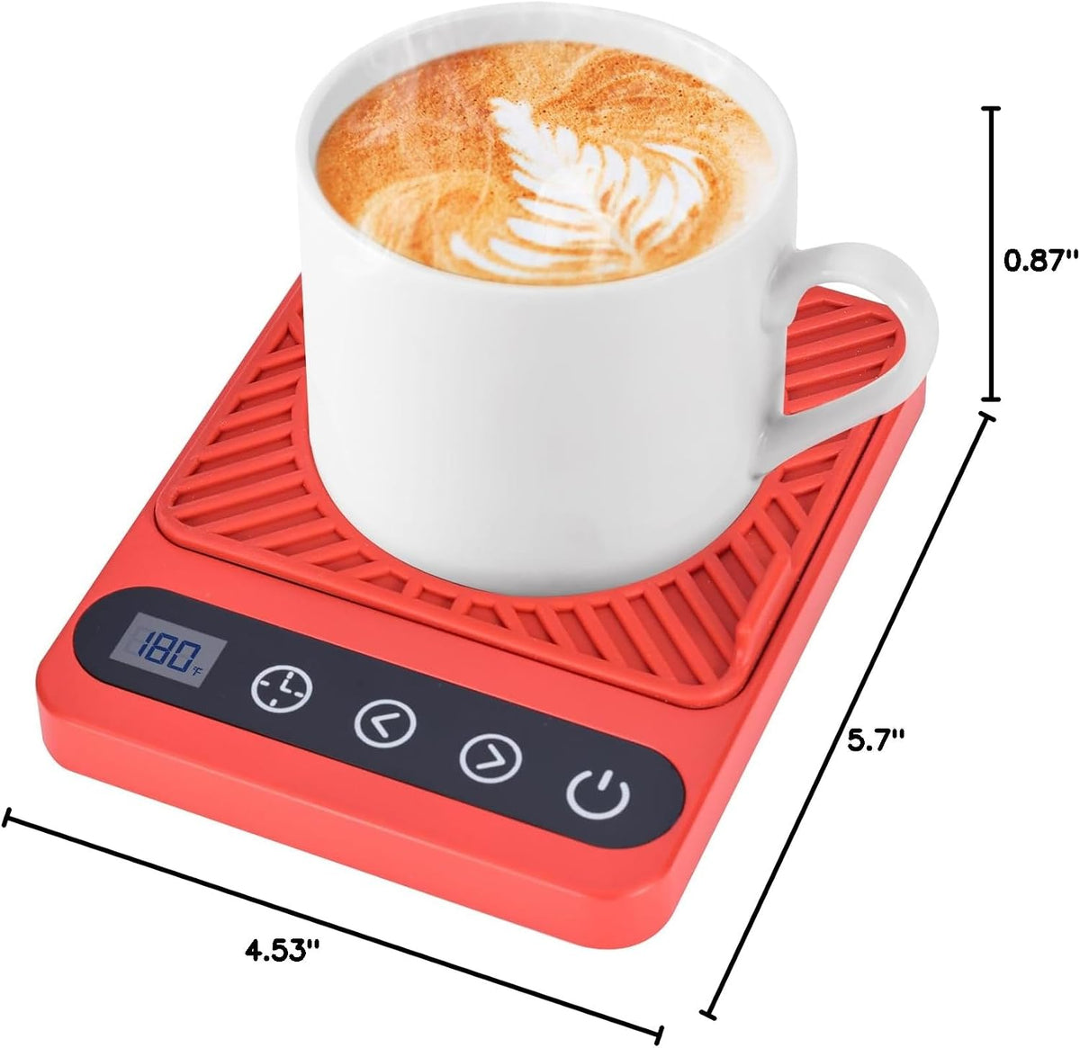 Mug Warmer - Electric Coffee Mug Warmer for Desk with Temperature Display