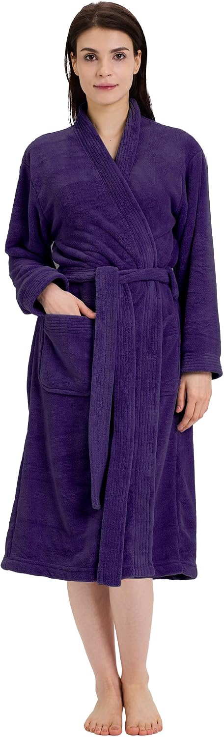 PJGGZ Towel Robe for Women – Soft Absorbent Kimono Bathrobe, Quick-Dry Spa Shower & Hotel Use