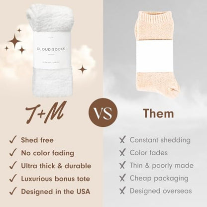 Unboxme Gifts Warm & Cozy Ultra-Luxe Cloud Sock, Gift for Women & Men