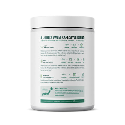 Jade Leaf Matcha Organic Matcha Latte Mix - Bulk Value Size - Lightly Sweet Japanese Matcha Powder with Organic Cane Sugar for Café Style Blend, 35.3 Ounce / 1000g (Pack of 1)