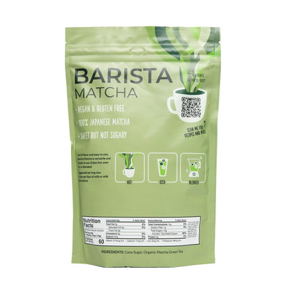 Two Leaves and a Bud Barista Matcha Sweetened Latte Blend, 120g (Pack of 2)
