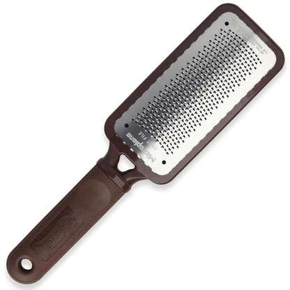 Microplane Colossal Foot File Scraper - The Original Stainless Steel Foot Rasp, Dead Skin/Callus Remover for Feet, Gentle Foot Scrubber, Pedicure Tools for Salon-Quality Foot Care, Black