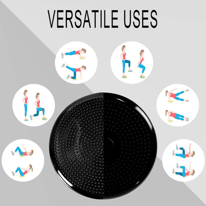 Wobble Cushion, Balance Disc, Wiggle Seat, Balance Pads for Physical Therapy, Stability Disc, Wobble Board for Dogs, Office, Sensory Kids, Classroom with Spiky Massage Ball