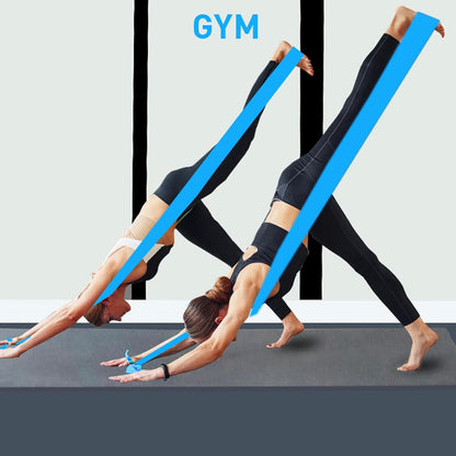 A AZURELIFE Professional Individual Exercise Resistance Bands, Single 5, 6,7 Ft or 8 Yards Elastic Bands, Non-Latex Stretch Bands for PT, Yoga, Pilates, Rehab, at-Home or The Gym Workouts