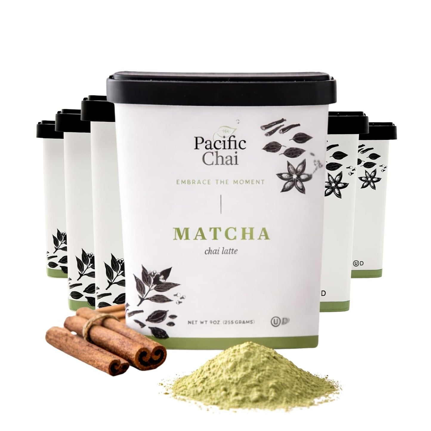 Pacific Chai Spiced Chai Latte Mix, Instant Chai Tea Latte Drink Mix, Gluten Free, Kosher Certified Powder Beverage, Café Style Chai Latte, 9 oz (Pack of 3)