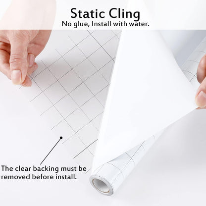 Blackout Window Film, Static Cling Window Tint 100% Light Blocking No-Glue Window Cover for Home Privacy, Room Darkening, Nap Time, Aquarium, Baby Room, Day Sleeping (Matte Black, 17.7x78.7 Inch)