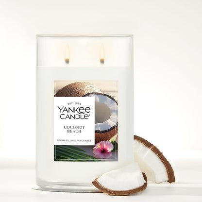 Yankee Candle Sage & Citrus, Scented Candle, 14.5oz 3-Wick Candle Jar with up to 40 Hours Burn Time, Giftable