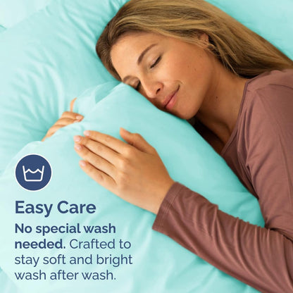 Standard Pillow Cases Set of 10 - Ultra Soft Hotel Quality Pillowcase Covers - Comfy, Cozy & Wrinkle Free - Shrink, Stain and Fade Resistant - Machine Washable Pillow Protectors - 10 Pcs Set - White - Colors B
