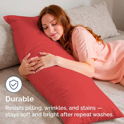 Standard Pillow Cases Set of 10 - Ultra Soft Hotel Quality Pillowcase Covers - Comfy, Cozy & Wrinkle Free - Shrink, Stain and Fade Resistant - Machine Washable Pillow Protectors - 10 Pcs Set - White - Colors B