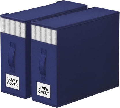 StorageTastic Bed Sheet Closet Organizers and Storage Under Bed Storage
