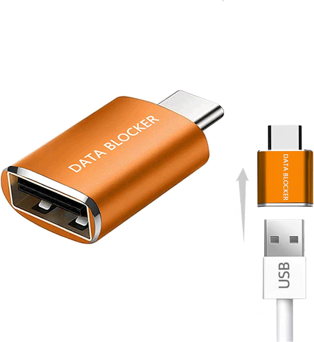 USB Data Blocker USB C Data Blocker for iphone15 16 17—Charge-Only