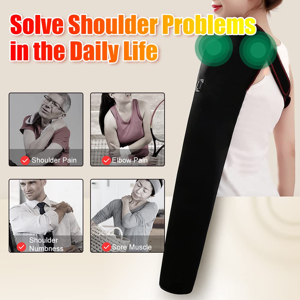 Woolala Shoulder Arm Hand Heating Pad for Pain Relief Ultra Long Heat Wrap