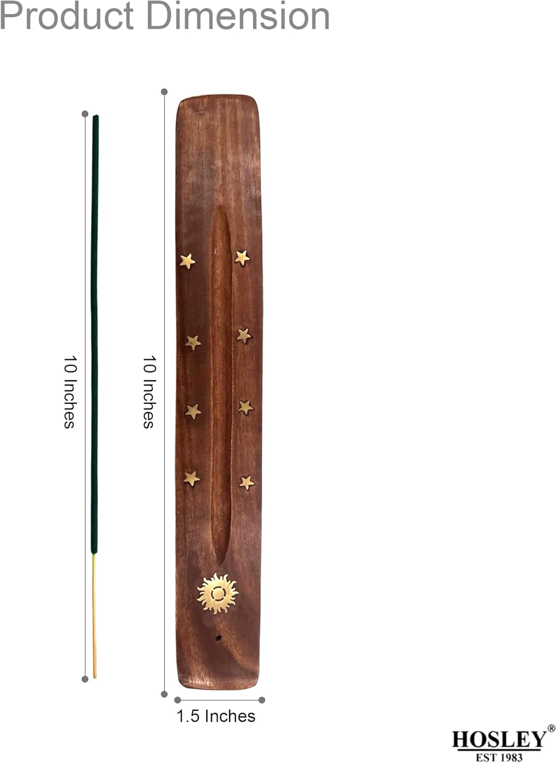 Hosley 320 Assorted Incense Sticks with Holder Eucalyptus, Fresh Bamboo, Lavender, Myrrh, Lavender Chamomile, Vanilla, Citrus, Dragon Blood Idea for Home, Wedding, Spa, Meditation & Aromatherapy