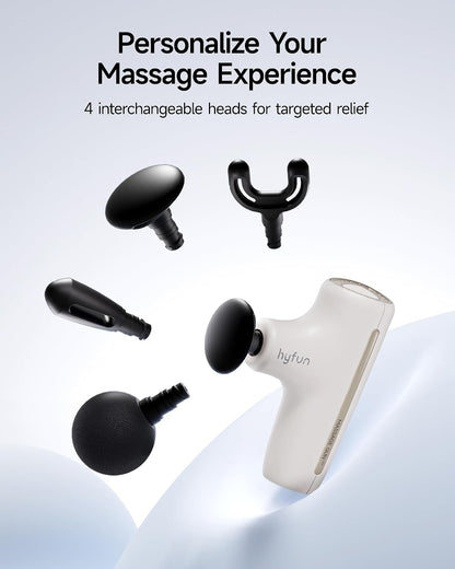 H1 Super Mini Massage Gun, Compact Portable Deep Tissue Massage Gun, Pocket-Sized Sports Travel Massager, Percussion Muscle Massager Gun for Home, Gym, Office, Black