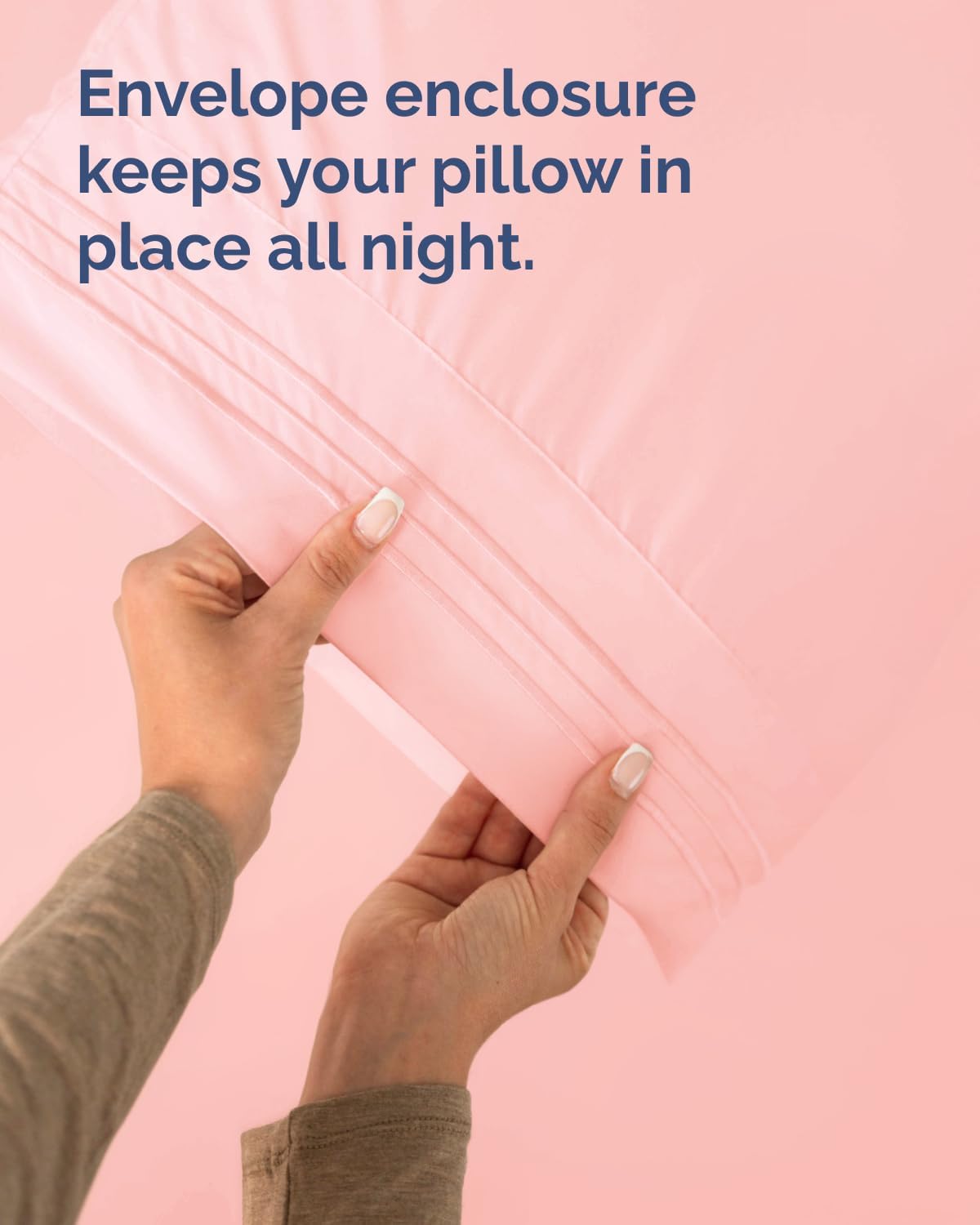 Standard Pillow Cases Set of 10 - Ultra Soft Hotel Quality Pillowcase Covers - Comfy, Cozy & Wrinkle Free - Shrink, Stain and Fade Resistant - Machine Washable Pillow Protectors - 10 Pcs Set - White - Colors B