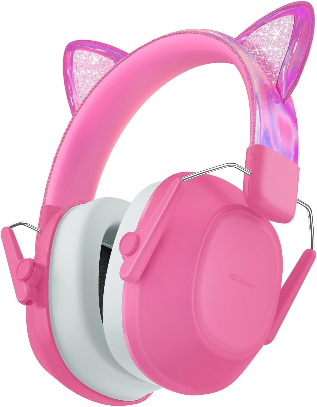 iClever Noise Cancelling Headphones for Kids Adults, SNR 29dB Safety Noise Reduction Ear Muffs for Autism Sensory &Concentration Aid, Ear Hearing Protection for Fireworks/Event/Monster Jam/Concert
