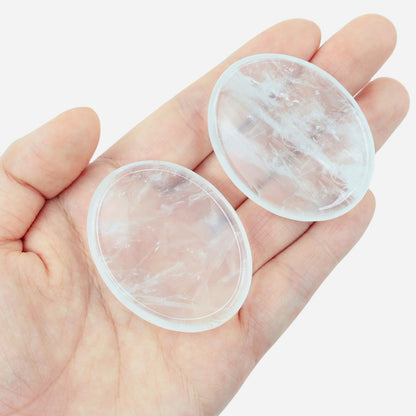 Worry Stone Crystals and Healing Stones Anxiety Fidgets Natural Meditation Accessories 7 Chakra Thumb Sensory Mental Health Depression Stress Anxiety Relief Items Mother's Day Gifts for Women