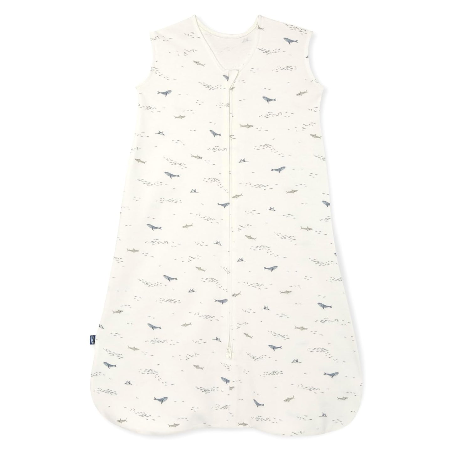 HALO SleepSack, 100% Cotton Wearable Blanket, Swaddle Transition Sleeping Bag, TOG 0.5, Ocean Life, Medium, 6-12 Months