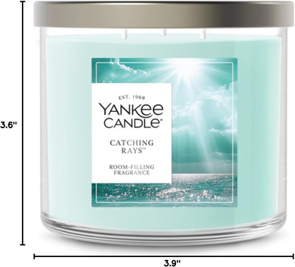 Yankee Candle Sage & Citrus, Scented Candle, 14.5oz 3-Wick Candle Jar with up to 40 Hours Burn Time, Giftable