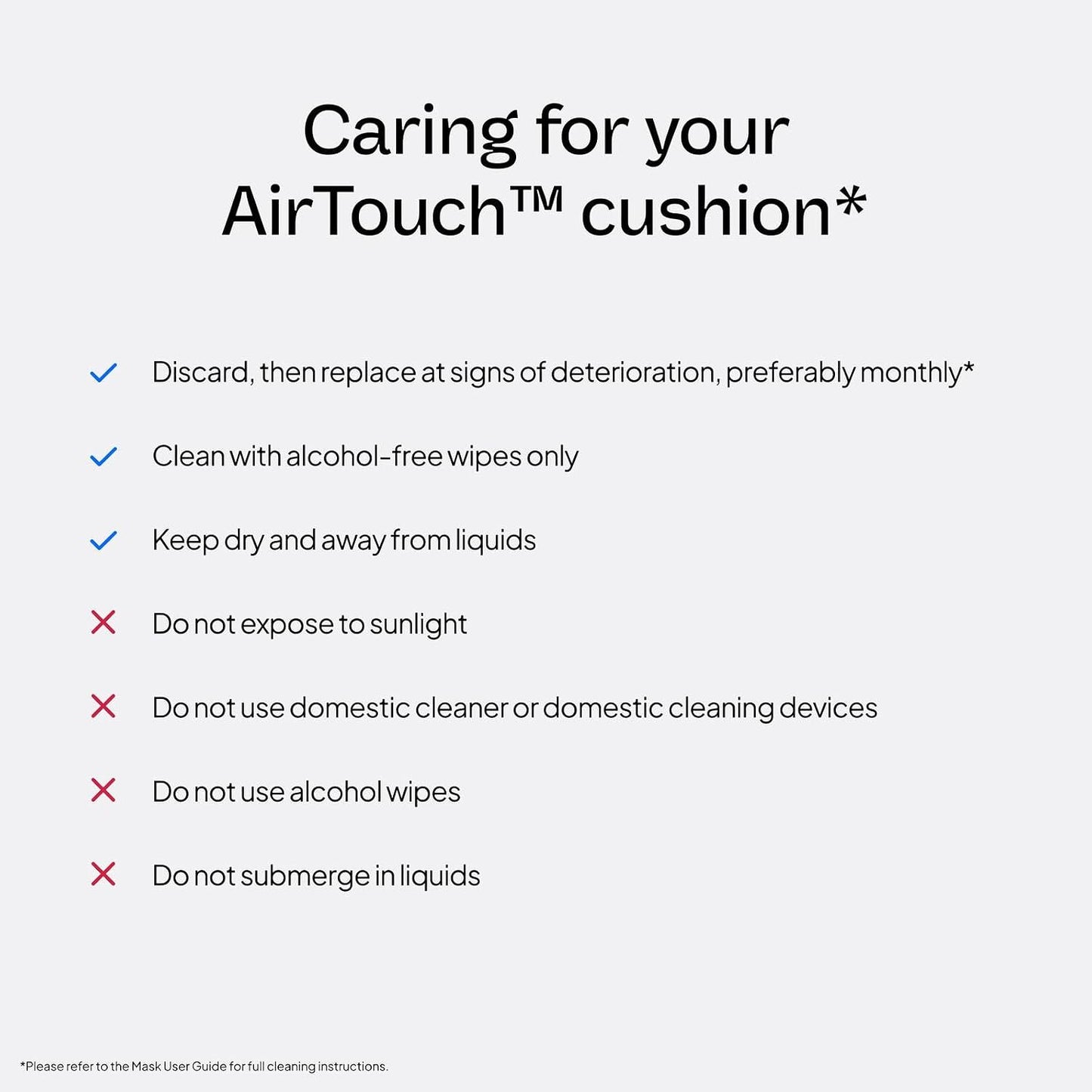 ResMed AirFit F20 Cushion Replacement, Large