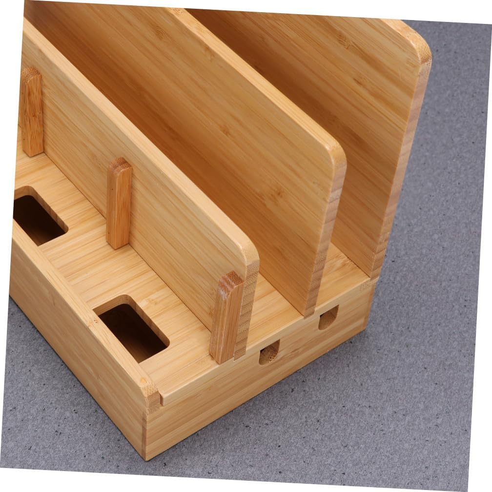 Cellphone Holder Xmas Wood Charge Station for Smartphones and Tablets